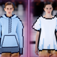 An image of two models in what appears to be pixelated, but entirely real, clothing is shown.